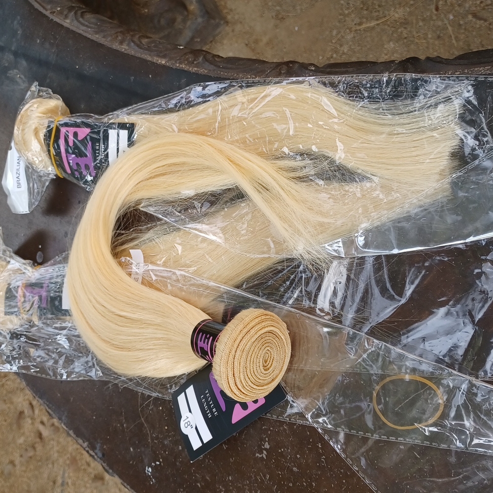 613 Blonde Brazilian Human Hair Extensions